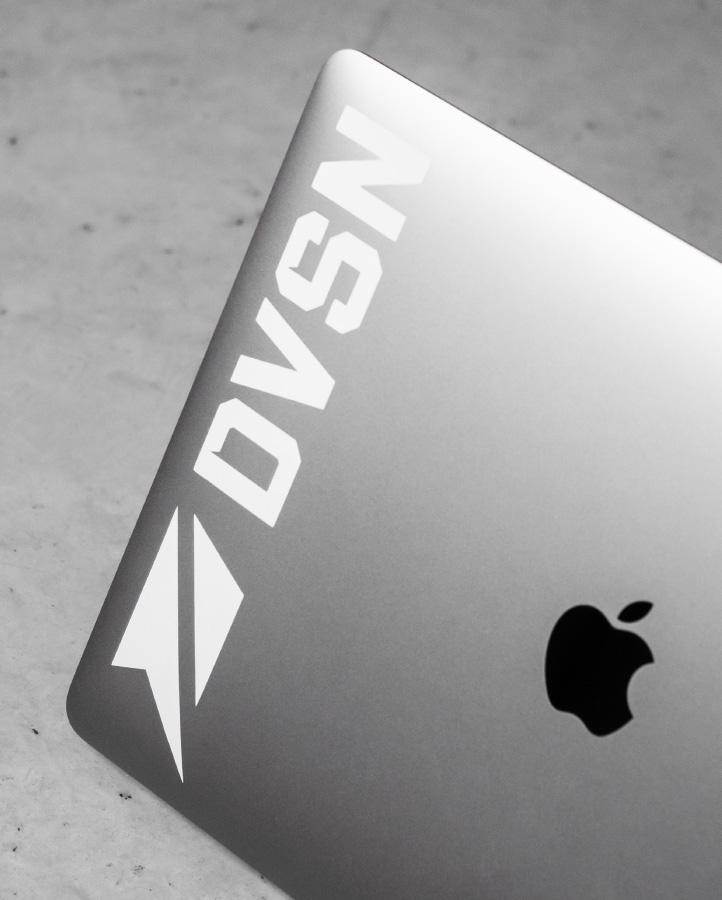 DVSN - White Sticker Logo - Top