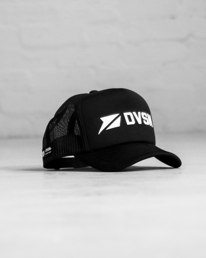 DVSN Cap Black - Logo - Front
