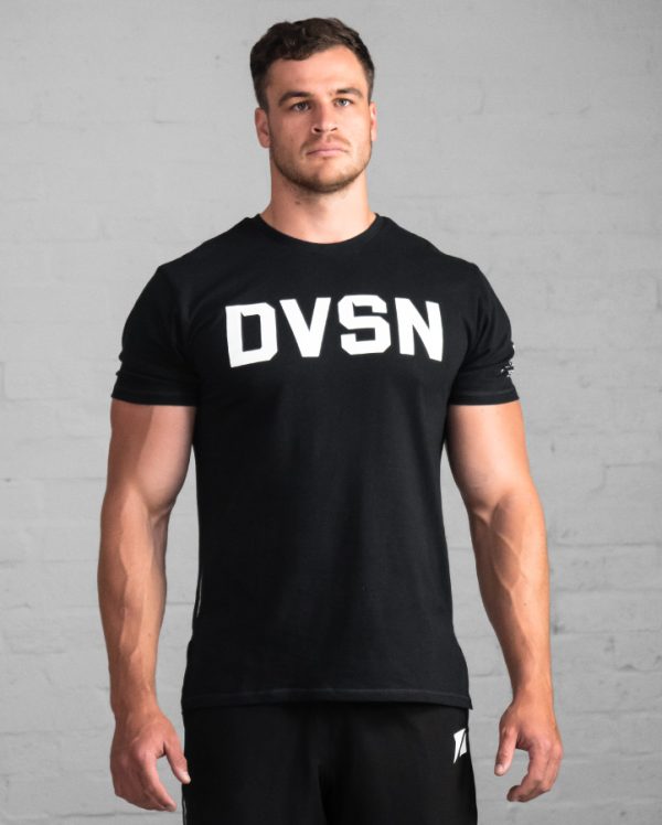 DVSN Men's Logo Shirt - Black - Front View
