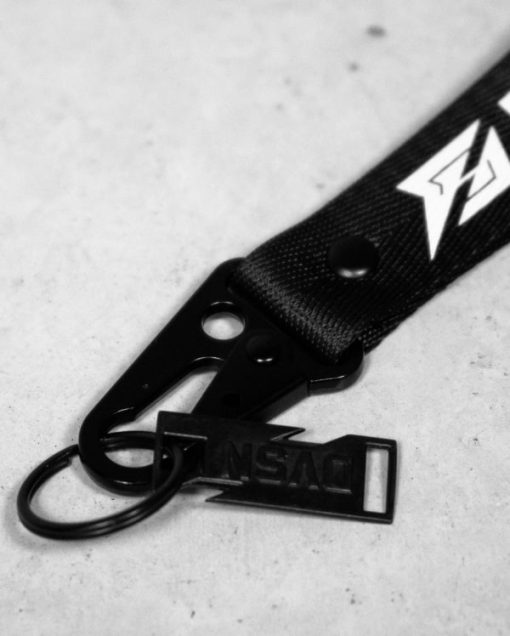 Jet Tag Keychain - Midnight Black - Powder coated alloys with Carabiner Clip and Razor Tag
