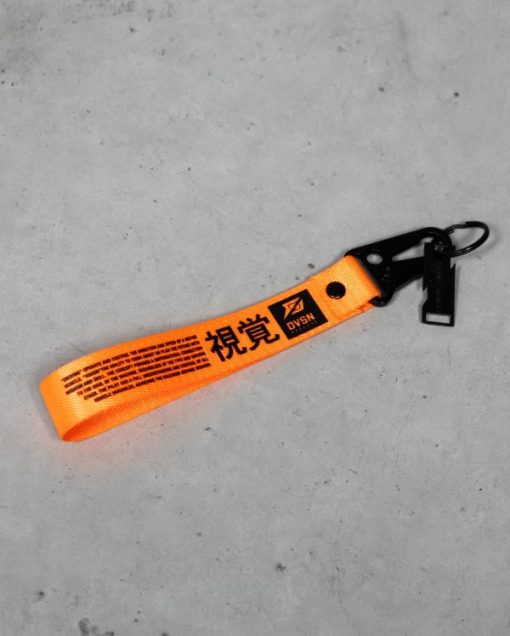 Jet Tag Keychain - Osaka Orange - Durable nylon and powder coated alloys - Japanese Keychain