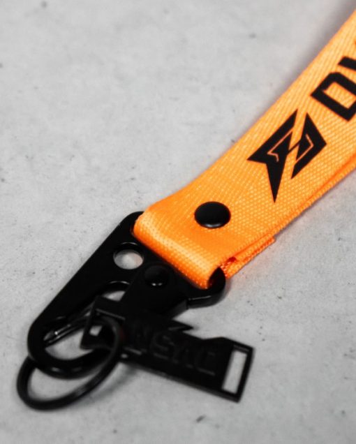 Jet Tag Keychain - Osaka Orange - Powder coated alloys with Carabiner Clip and Razor Tag