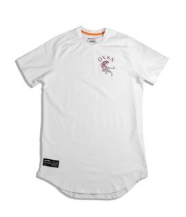 DELTA Tee. Ultimate Gym Shirt [ White - Tiger ]